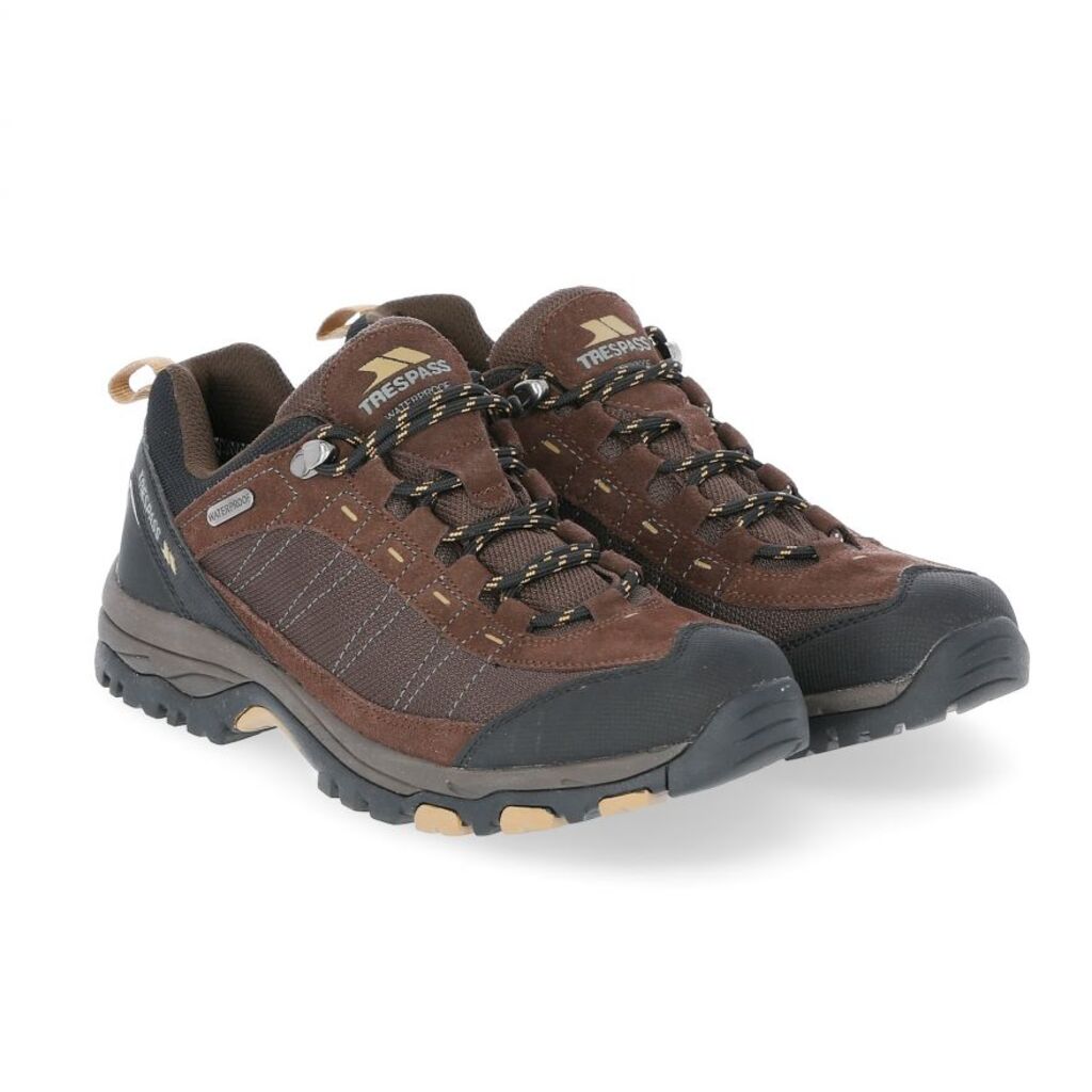 Trespass SCARP - Herren Wanderschuhe (dunkelbraun, 45, DKB)