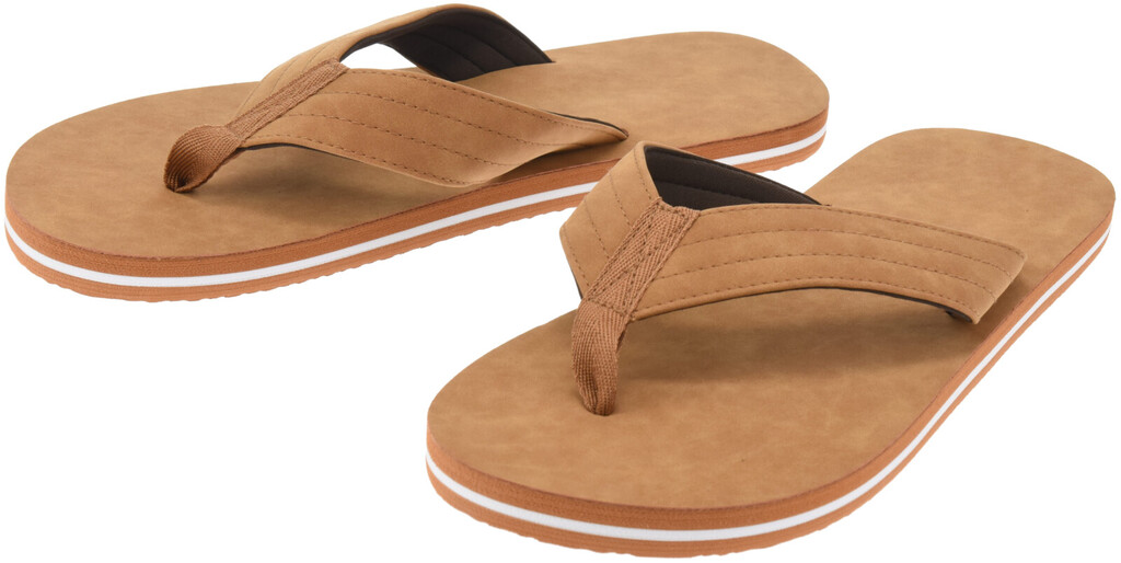 Probeach Herren Flip Flops (beige, 175g, 40)