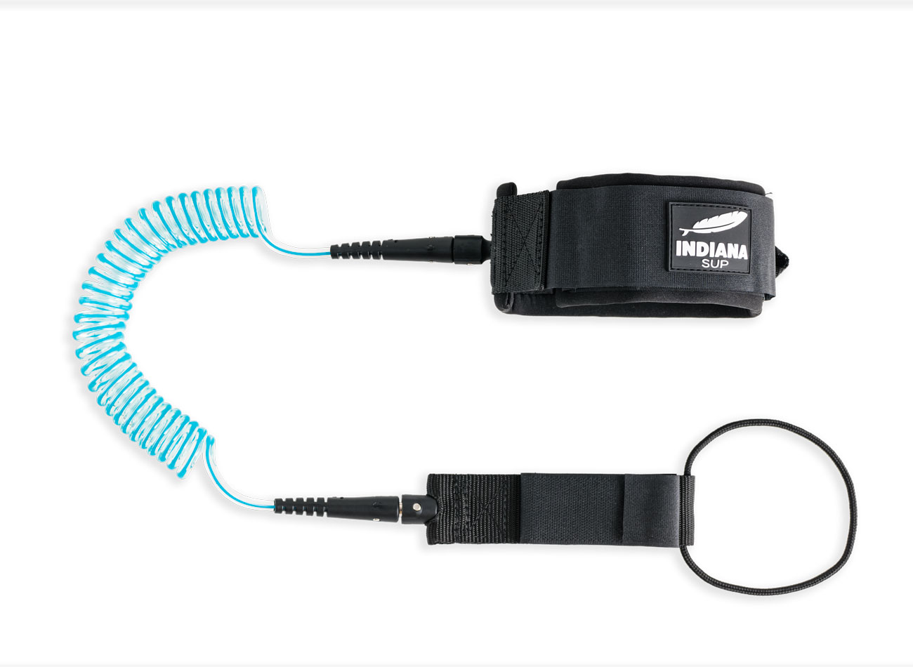 Indiana Coil Leash SUP blue