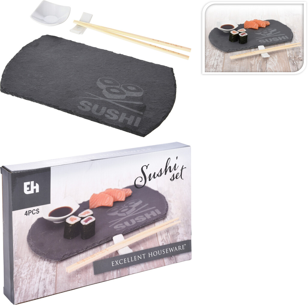 Excellent Houseware Sushi Set 4tlg.