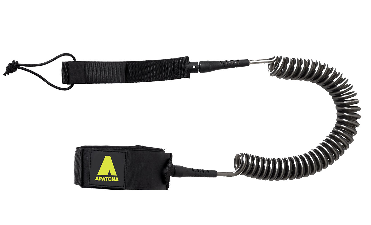 Apatcha Coil Leash SUP black