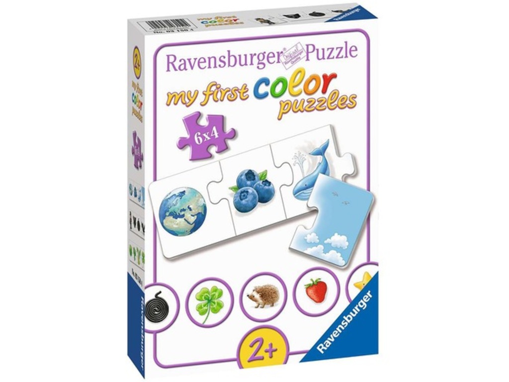 Ravensburger Puzzle My first color puzzles Farben lernen (19cm × 6cm, 315g, 6x4)