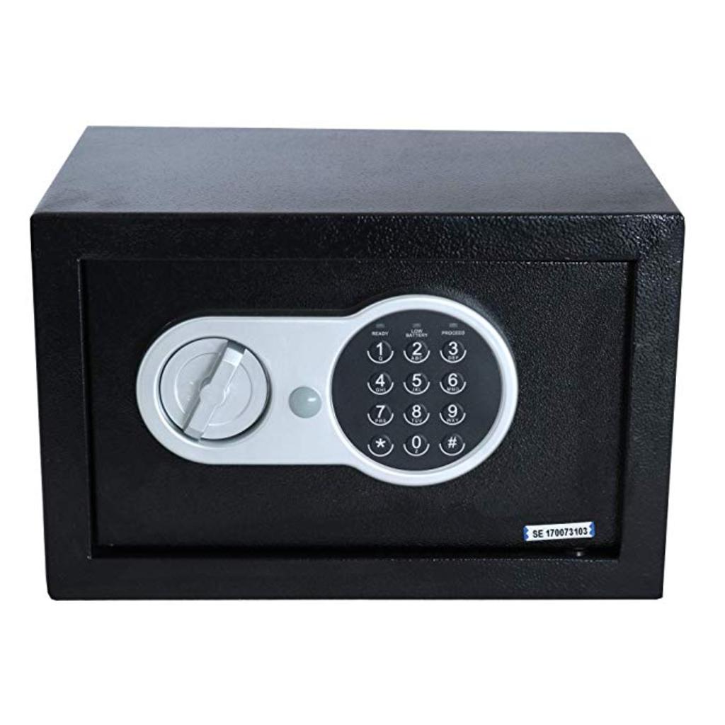 Kynast Safe Tresor elektrisch mit digitalem Zahlenschloss (31cm × 20cm × 20cm)