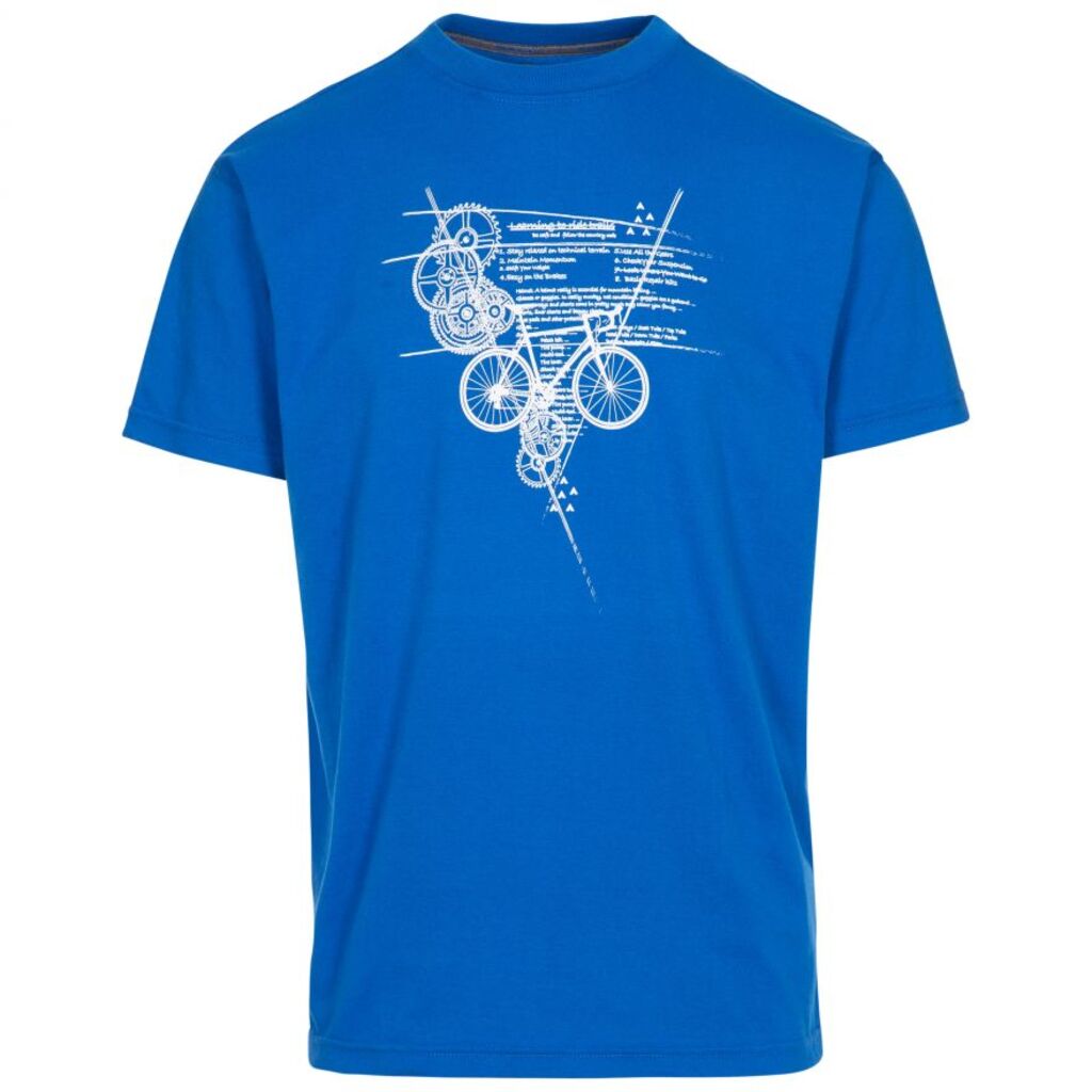 Trespass MEMENTO - Herren T-Shirt (blau, M, BLU)