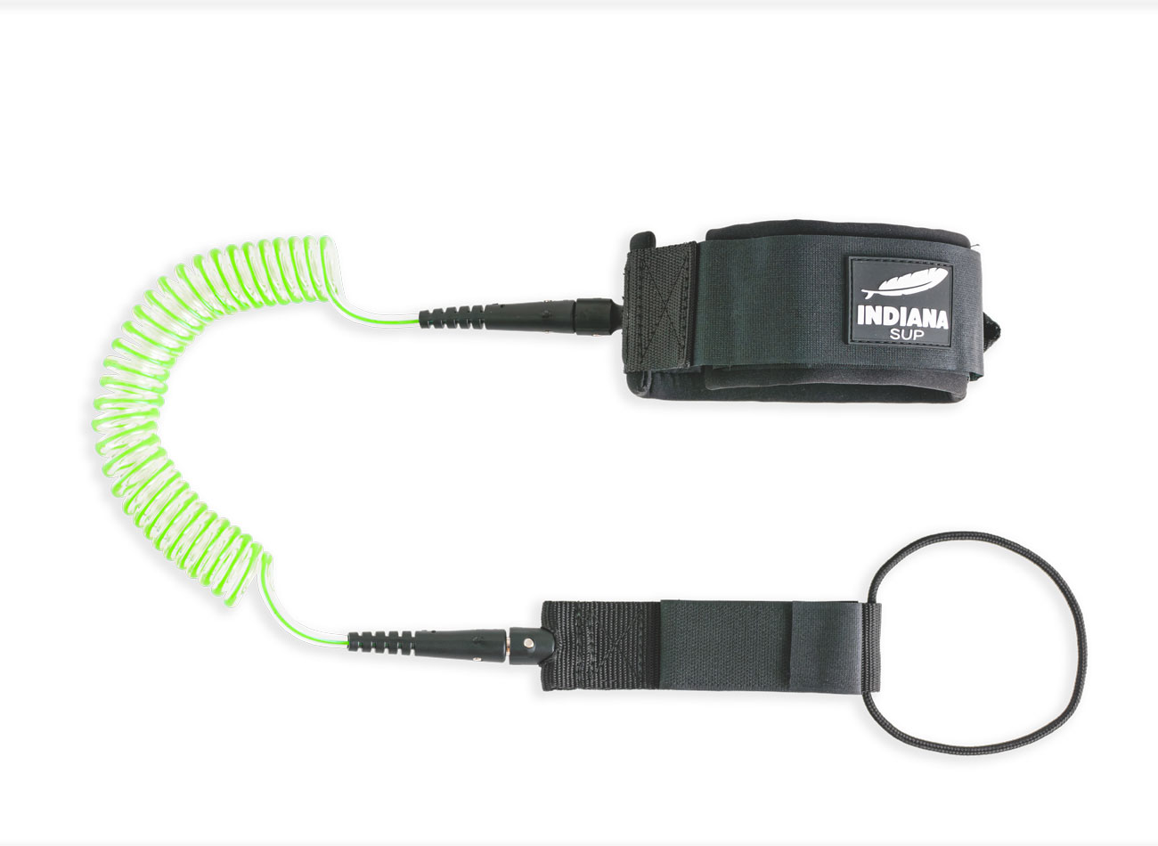 Indiana Coil Leash SUP green