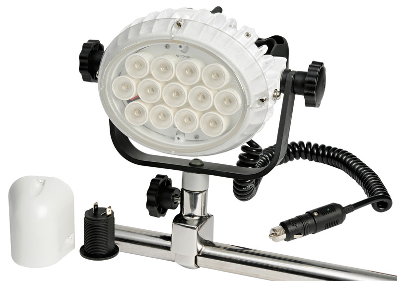 Night Eye LED-Scheinwerfer m.Halterung f. Konsol