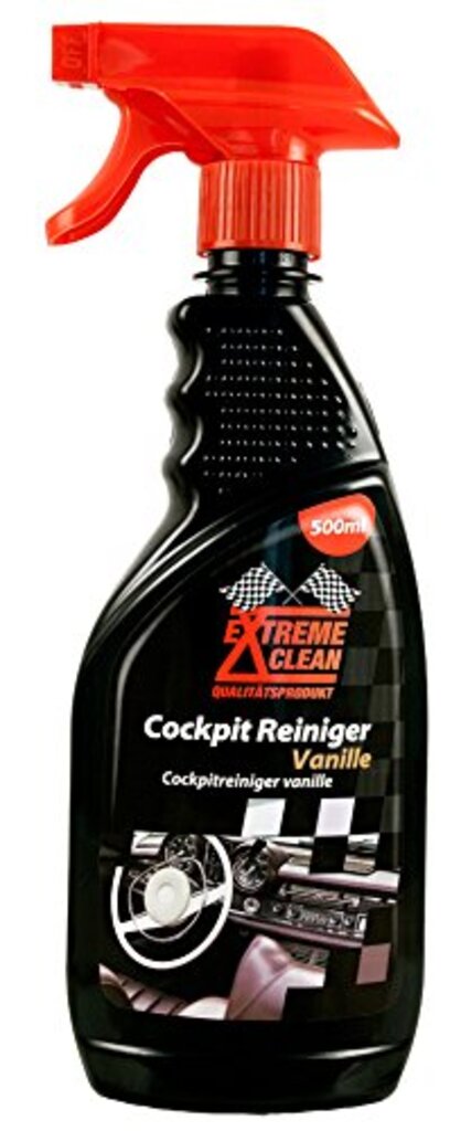 Extreme Clean Autopflege Cockpit-Reiniger Vanille 500ml (schwarz, 8cm × 5cm × 26cm, 500ml, 0.6kg)