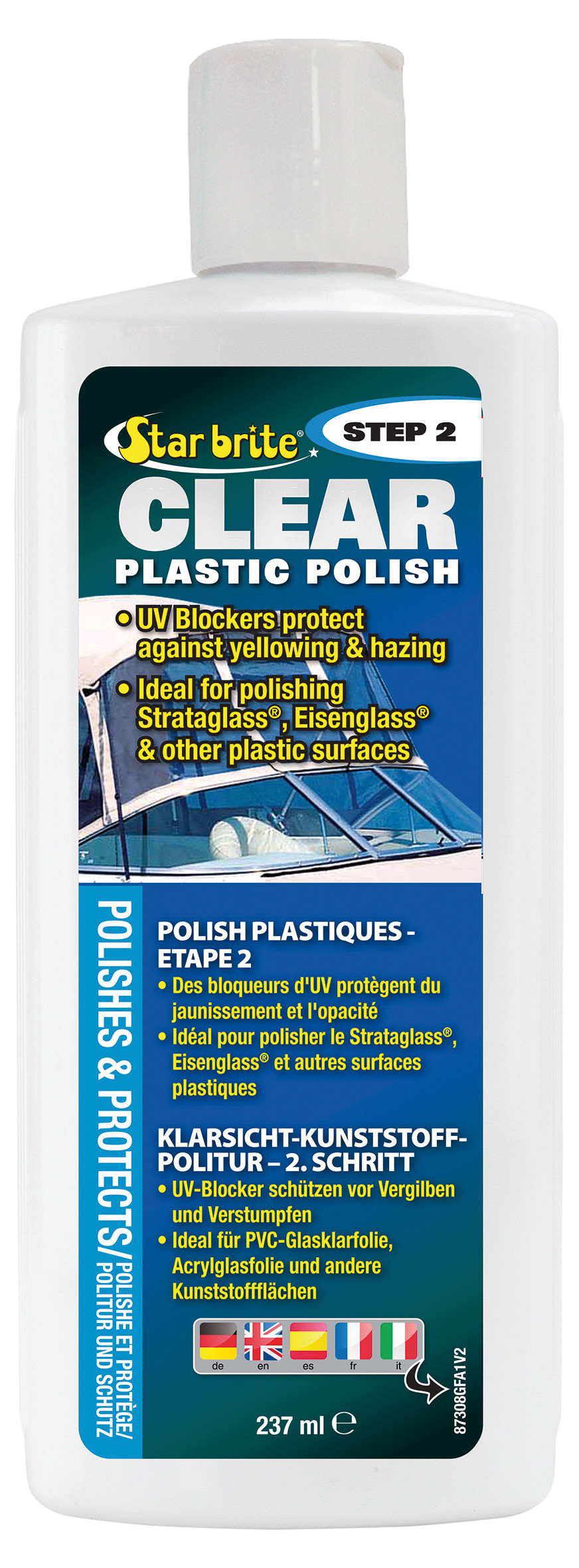 SUP Cleaner Plastic Polish Restorer 250ml
