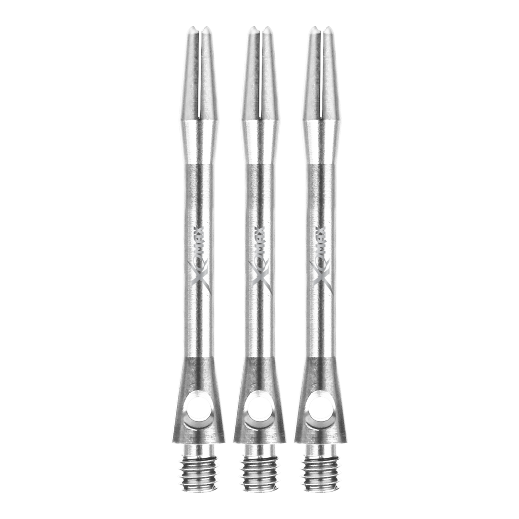 XQ Max Dart Aluminiumschäfte 3-er Set (silber, 4.7cm)